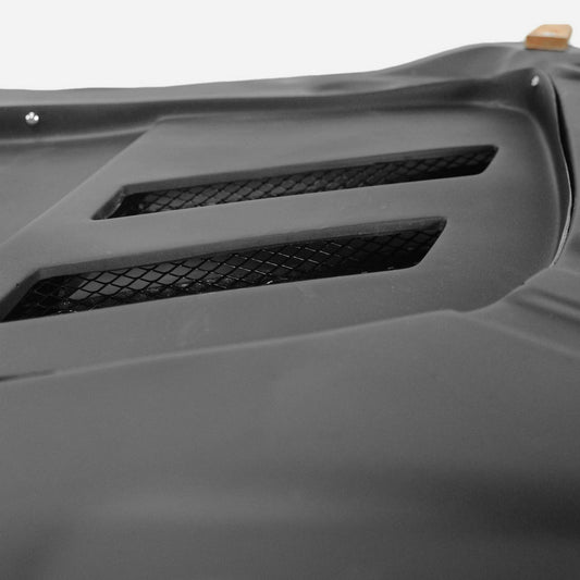 Honda Civic Type-R FK8 2017 2018 2019 2020 2021 with Aftermarket Parts - EPA1 Style Hood Carbon Fiber / FRP from EPR USA