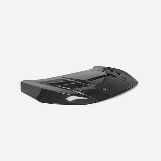 Honda Civic Type-R FK8 2017 2018 2019 2020 2021 with Aftermarket Parts - EPA1 Style Hood Carbon Fiber / FRP from EPR USA