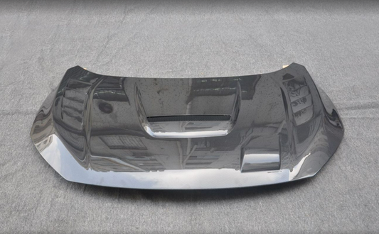 Honda Civic Type-R FK8 2017 2018 2019 2020 2021 with Aftermarket Parts - JS Style Hood Carbon Fiber / FRP from EPR USA