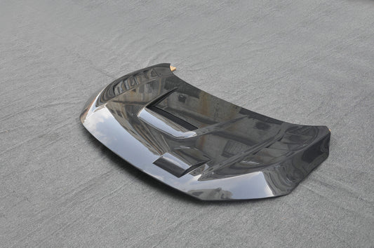Honda Civic Type-R FK8 2017 2018 2019 2020 2021 with Aftermarket Parts - JS Style Hood Carbon Fiber / FRP from EPR USA