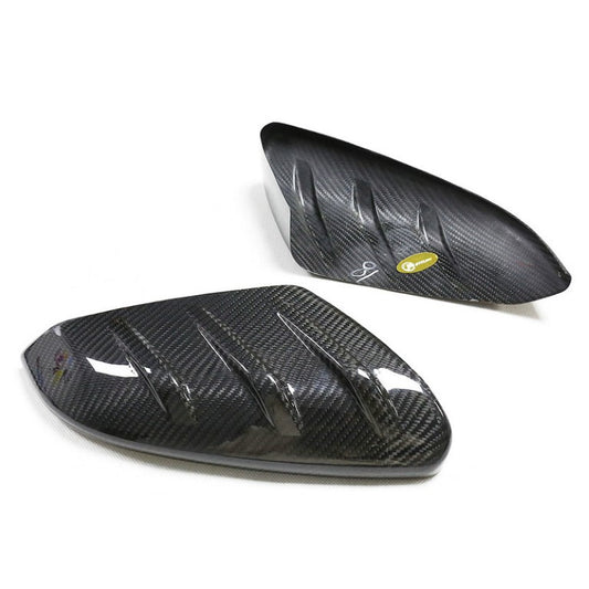 Honda Civic Type-R FK8 2017 2018 2019 2020 2021 with Aftermarket Parts - MUG Style Side mirror cover Pre-preg Carbon Fiber from EPR USA