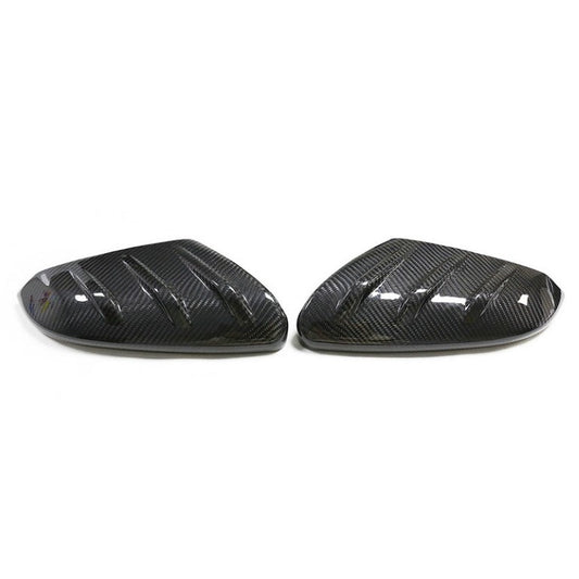 Honda Civic Type-R FK8 2017 2018 2019 2020 2021 with Aftermarket Parts - MUG Style Side mirror cover Pre-preg Carbon Fiber from EPR USA