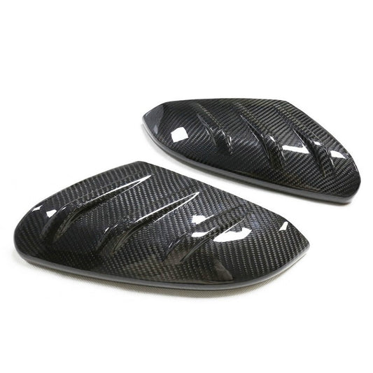 Honda Civic Type-R FK8 2017 2018 2019 2020 2021 with Aftermarket Parts - MUG Style Side mirror cover Pre-preg Carbon Fiber from EPR USA