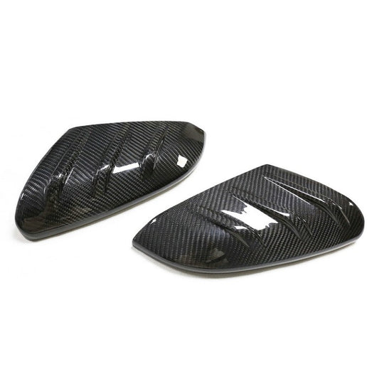 Honda Civic Type-R FK8 2017 2018 2019 2020 2021 with Aftermarket Parts - MUG Style Side mirror cover Pre-preg Carbon Fiber from EPR USA