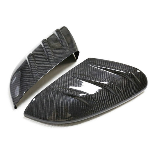 Honda Civic Type-R FK8 2017 2018 2019 2020 2021 with Aftermarket Parts - MUG Style Side mirror cover Pre-preg Carbon Fiber from EPR USA