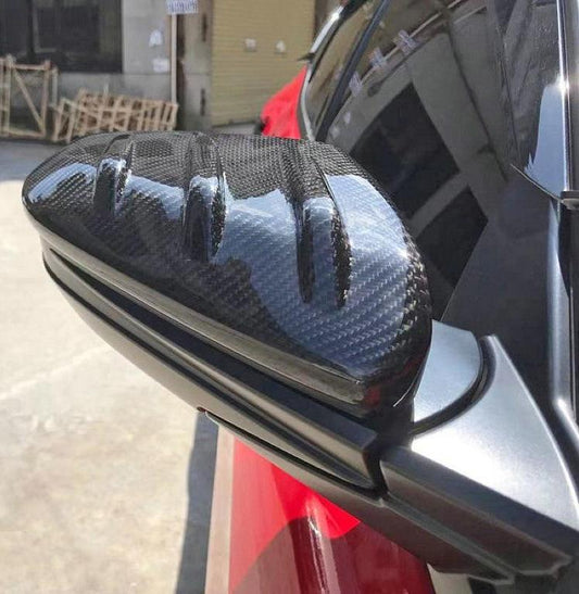Honda Civic Type-R FK8 2017 2018 2019 2020 2021 with Aftermarket Parts - MUG Style Side mirror cover Pre-preg Carbon Fiber from EPR USA