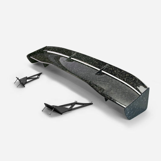 Honda Civic Type-R FK8 2017 2018 2019 2020 2021 with Aftermarket Parts - VTX5 Style Rear GT Spoiler Carbon Fiber / FRP from EPR USA