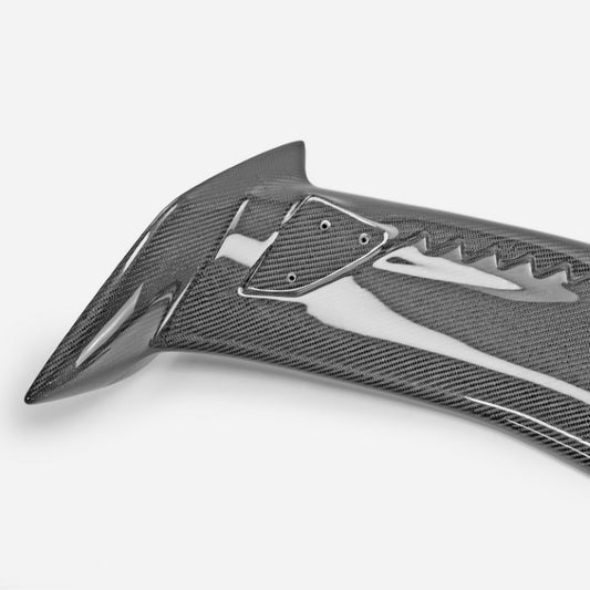 Honda Civic Type-R FL5 2023 2024 with Aftermarket Parts - Modulo Style Rear Spoiler Carbon Fiber / FRP from EPR USA