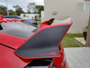 Honda Civic Type-R FK8 2017 2018 2019 2020 2021 with Aftermarket Parts - VRS Style Rear Wing Flap Carbon Kevlar Hybrid from EPR USA