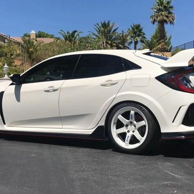 Honda Civic Type-R FK8 2017 2018 2019 2020 2021 with Aftermarket Parts - VRS Style Rear fender Trim Carbon Fiber / FRP from EPR USA