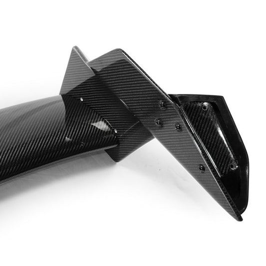 Honda Civic Type-R FK8 2017 2018 2019 2020 2021 with Aftermarket Parts - Type M Style Rear Spoiler Carbon Fiber / FRP from EPR USA