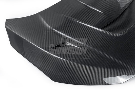 Honda Civic Type-R FK8 2017 2018 2019 2020 2021 with Aftermarket Parts - VRS Style Hood Carbon Fiber / FRP from EPR USA