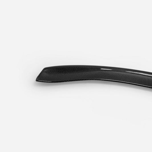 Honda Civic Type-R FK8 2017 2018 2019 2020 2021 with Aftermarket Parts - VVT Style Rear Spoiler Add On Gurney Flap Carbon Fiber / FRP from EPR USA