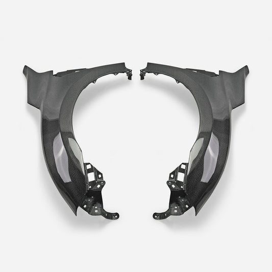 Honda Civic Type-R FK8 2017 2018 2019 2020 2021 with Aftermarket Parts - EPA Front Fender Carbon Fiber / FRP from EPR USA