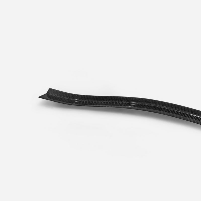 Honda Civic Type-R FK8 2017 2018 2019 2020 2021 with Aftermarket Parts - ES Style Gurney flap (For OE wing blade) Carbon Fiber / FRP from EPR USA