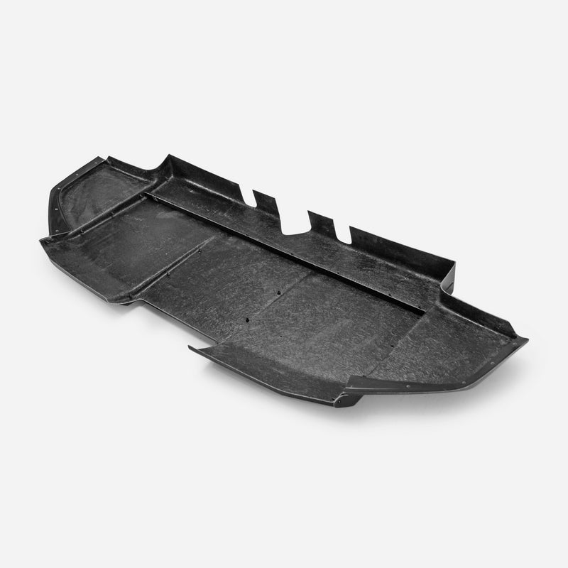 Honda Civic Type-R FK8 2017 2018 2019 2020 2021 with Aftermarket Parts - VRSA1 Style Rear Diffuser Carbon Fiber / FRP from EPR USA