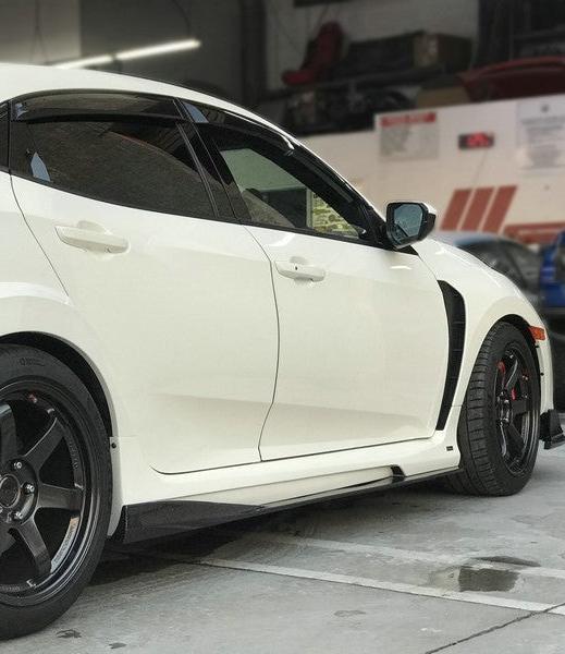 Honda Civic Type-R FK8 Aftermarket Parts - EPR USA Side Skirts Carbon ...