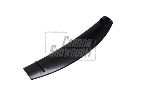 Honda Civic Type-R FK8 2017 2018 2019 2020 2021 & Civic 10th Gen FK7 2017 2018 2019 2020 2021 with Aftermarket Parts - VRSAR2 Style Rear GT Spoiler Carbon Fiber / FRP from EPR USA