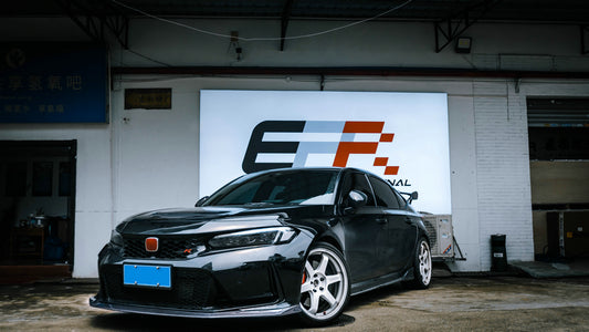 Honda Civic Type-R FL5 2023 2024 with Aftermarket Parts - EPA Front Lip Carbon Fiber / FRP from EPR USA