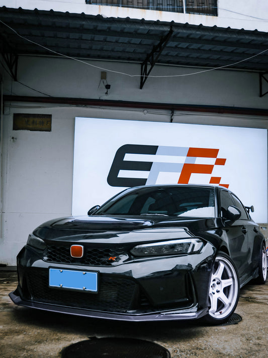 Honda Civic Type-R FL5 2023 2024 with Aftermarket Parts - EPA Front Lip Carbon Fiber / FRP from EPR USA