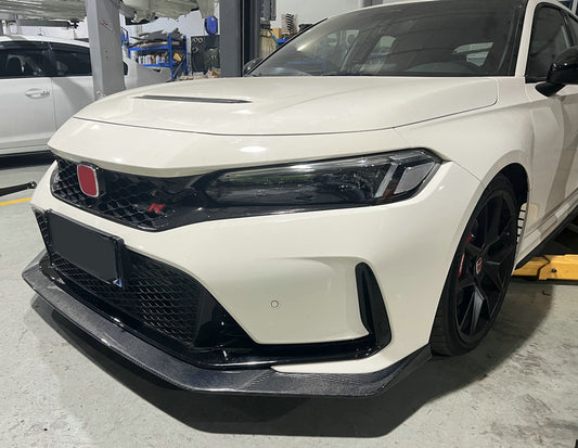 Honda Civic Type-R FL5 2023 2024 with Aftermarket Parts - EPA Front Lip Carbon Fiber / FRP from EPR USA