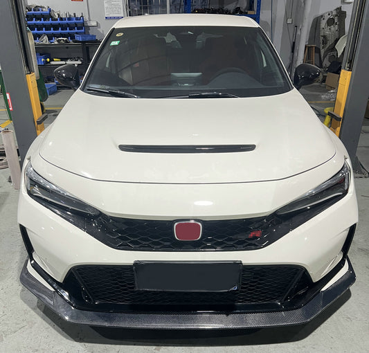 Honda Civic Type-R FL5 2023 2024 with Aftermarket Parts - EPA Front Lip Carbon Fiber / FRP from EPR USA