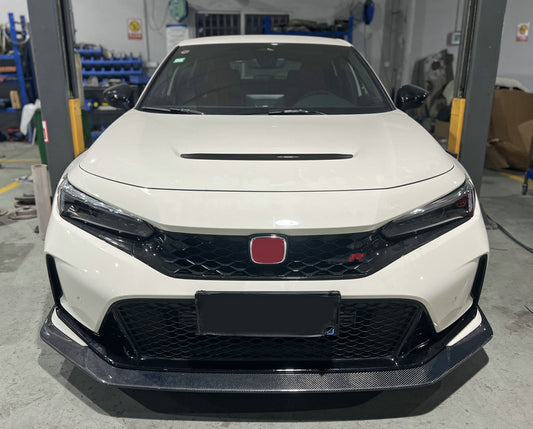 Honda Civic Type-R FL5 2023 2024 with Aftermarket Parts - EPA Front Lip Carbon Fiber / FRP from EPR USA