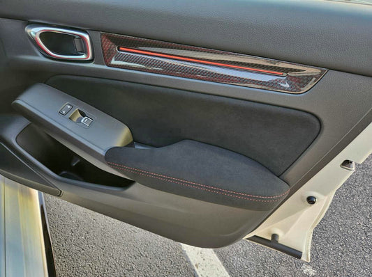 Honda Civic Type-R FL5 2023 2024 with Aftermarket Parts - Front & Rear Door Trim Pre-preg Carbon Fiber from EPR USA
