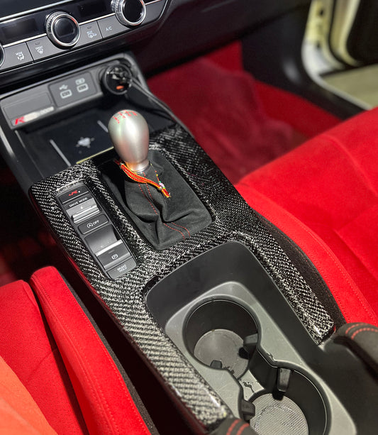 Honda Civic Type-R FL5 2023 2024 with Aftermarket Parts - Gear Surround (LHD) Pre-preg Carbon Fiber from EPR USA