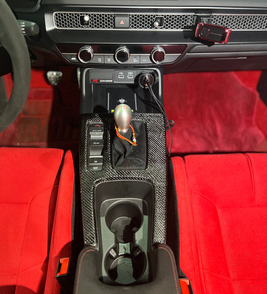 Honda Civic Type-R FL5 2023 2024 with Aftermarket Parts - Gear Surround (LHD) Pre-preg Carbon Fiber from EPR USA