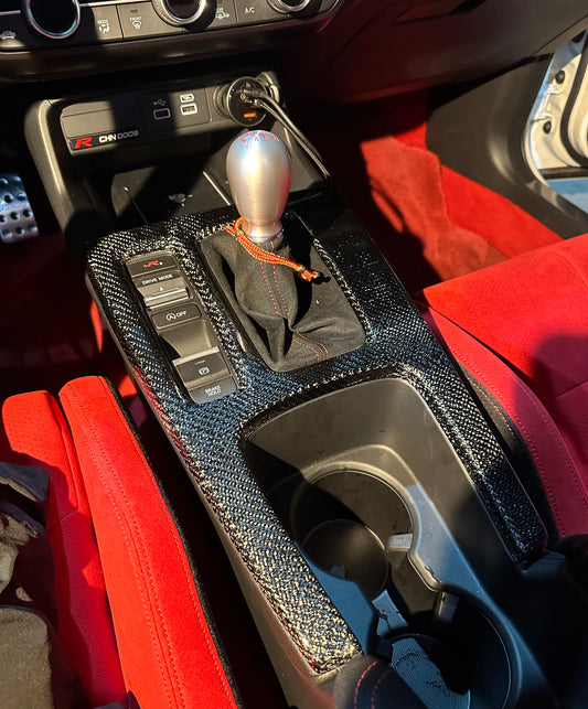 Honda Civic Type-R FL5 2023 2024 with Aftermarket Parts - Gear Surround (LHD) Pre-preg Carbon Fiber from EPR USA