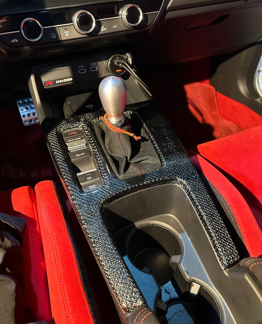 Honda Civic Type-R FL5 2023 2024 with Aftermarket Parts - Gear Surround (LHD) Pre-preg Carbon Fiber from EPR USA