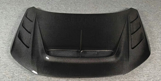Honda Civic Type-R FL5 2023 2024 with Aftermarket Parts - TM Style Hood Bonnet Carbon Fiber / FRP from EPR USA