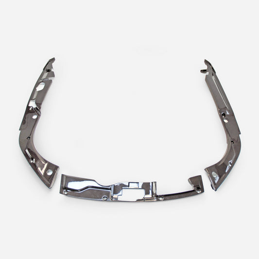 Honda Civic Type-R FL5 2023 2024 with Aftermarket Parts - Radiator Cooling Plate Kit Carbon Fiber from EPR USA