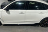 Civic Type-R FL5 2023 2024 with Aftermarket Parts - EPA1 Style Side Skirts Carbon Fiber from EPR USA