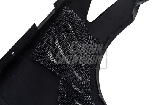 EPR Carbon Fiber EPA ATTK type front vented fender (with upper vent) for Infiniti G37 Coupe - Performance SpeedShop