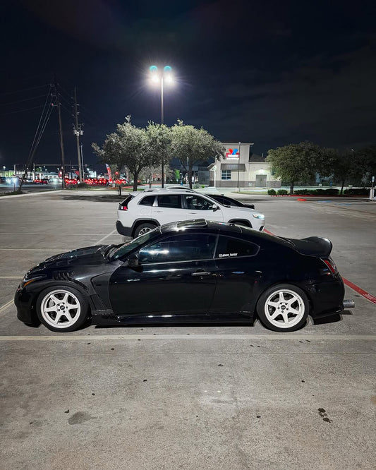 EPR Carbon Fiber EPA ATTK type front vented fender (with upper vent) for Infiniti G37 Coupe - Performance SpeedShop