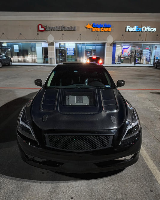EPR Carbon Fiber EPA ATTK type front vented fender (with upper vent) for Infiniti G37 Coupe - Performance SpeedShop