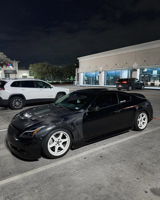 EPR Carbon Fiber EPA ATTK type front vented fender (with upper vent) for Infiniti G37 Coupe - Performance SpeedShop