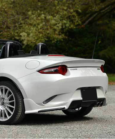 Mazda MX5 Miata Softtop RF Grand Touring Club Sport ND1 ND2 ND3 2016-ON with Aftermarket Parts - ESQ Style Rear Diffuser Carbon Fiber / FRP from EPR USA