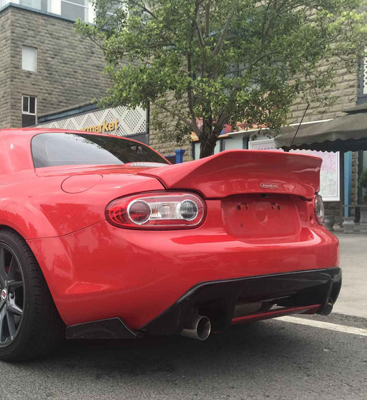Mazda MX5 Miata Softtop Grand Touring Club Sport ND1 ND2 ND3 2016-ON with Aftermarket Parts - EPA Style Rear Spoiler Carbon Fiber from EPR USA