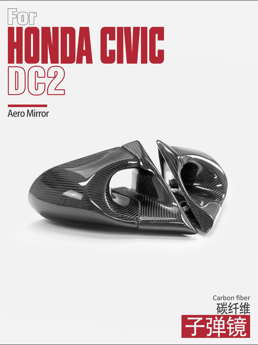 Honda Acura Integra Type R DB8 1994 1995 1996 1997 1998 1999 2000 2001 with Aftermarket Parts - Mirror Cap (Right Hand Drive) Carbon Fiber from EPR USA
