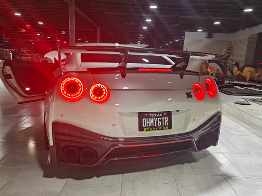 EPR TS Style Carbon Fiber Rear Spoiler Wing for Nissan GTR GT-R R35 2008-ON - Performance SpeedShop