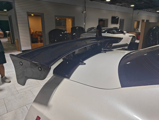 EPR TS Style Carbon Fiber Rear Spoiler Wing for Nissan GTR GT-R R35 2008-ON - Performance SpeedShop