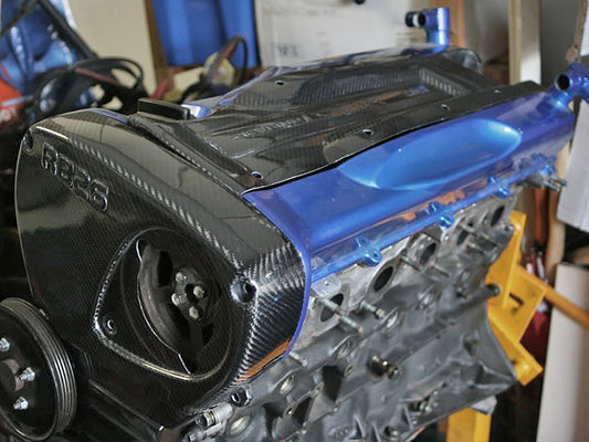 Nissan GTR R33 R34 GTR M34 Stagea RB26 1995 1996 1997 1998 1999 2000 2001 2002 2003 2004 with Aftermarket Parts - Plug Cover Carbon Fiber from EPR USA