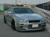 Nissan GTR R34 GTR 1999 2000 2001 2002 2003 2004 with Aftermarket Parts - K Style Hood Carbon Fiber / FRP from EPR USA