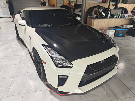 EPR Carbon Fiber Hood Bonnet EBA LBV2 Style for GTR R35 2017-2021 - Performance SpeedShop