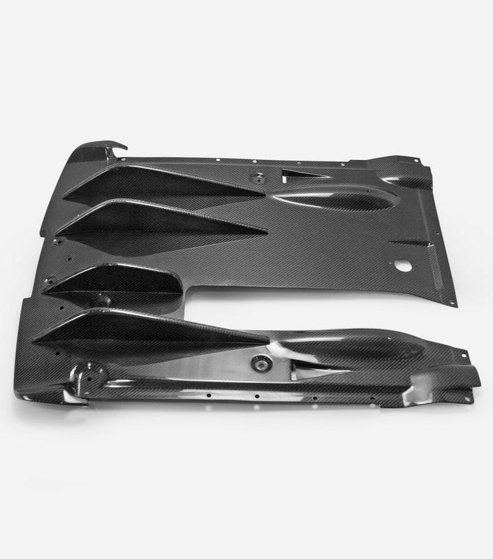 GTR R35 Aftermarket Parts EPR USA Rear Under Bottom Diffuser With Blade ...