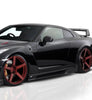 Nissan GTR R35 CBA DBA EBA 2008 2009 2010 2011 2012 2013 2014 2015 2016 2017 2018 2019 2020 2021 2022 2023 2024 with Aftermarket Parts - RO Style Replacement Side Skirts Carbon Fiber / FRP from EPR USA