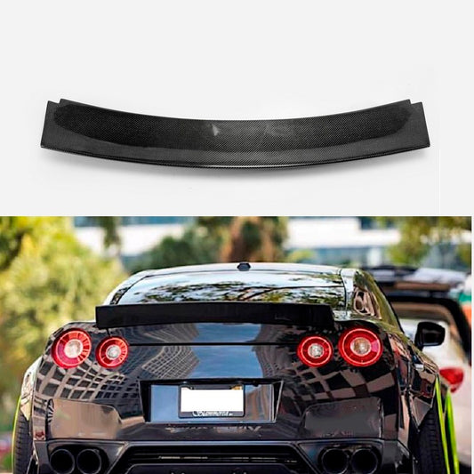 Nissan GTR R35 CBA DBA EBA 2008 2009 2010 2011 2012 2013 2014 2015 2016 2017 2018 2019 2020 2021 2022 2023 2024 with Aftermarket Parts - LB Style Trunk Spoiler Carbon Fiber / FRP from EPR USA